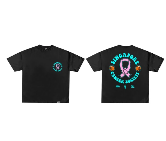 RV-T07 Event Tee, Black with multi-colour print